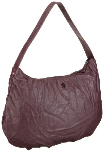 edc by esprit Xuwen X48001, Damen Henkeltasche, violett, (plum purpel 505), 30X43