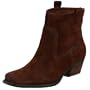 Nine West Women's Glowy Bootie,Dark Brown,6 M
