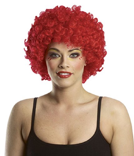 Afro Clown Red Wig - Adult Std.