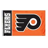 NHL Philadelphia Flyers Flag with Grommetts (3 x 5-Feet)