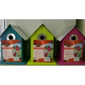 NOUVEAU NICHOIR EN BOIS DE LUXE MAISON D'OISEAUX
