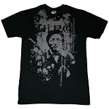 NBC HEROES HIRO SAMURAI Black Fine Woven Fitted Cotton Licensed Tee at Blue Devil Clothing