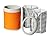 KOOLIO Premium Personal Beverage Cooler, Orange