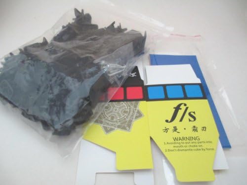 FangShi f/s Shuang Ren 3x3 Black DIY Speedcubing Puzzle 3x3x3