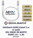 Oehlbach XXL MADE IN WHITE HDMI 1.3a