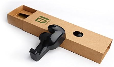 KJG 2-Pack Universal Car Back Seat Headrest Hanger Holder Hook Rapidly release For Bag Purse Cloth Grocery ( Black )