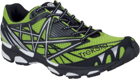 TrekSta Sync Trail Running Shoe - Men's Lime/Black, 8.5 On Sale