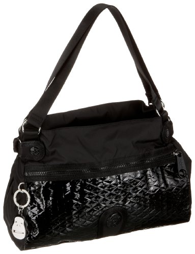 Kipling KIRABO K24040907, Damen Umh&auml;ngetasche, schwarz, (Galactic Black 907)