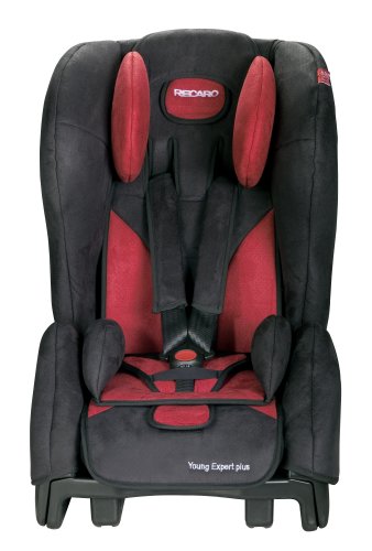 RECARO 6135.20903.66 - Young Expert plus - Autokindersitz Gruppe I (9-18 kg), von ca. 9 Monaten bis 4,5 Jahre, Farbe Bellini punched Cherry/Black