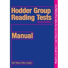 Hodder Group Reading Tests II: 1-3 Manual