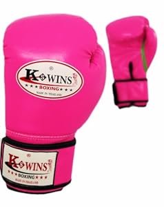 14 Oz Ladies Girl Women Kick Boxing Muay Thai Gloves Mma Synthetic Leather Pink