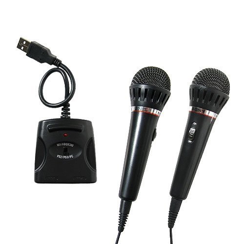 Singstar 5in1 Adapter + 2x Mikrofone