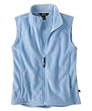 Woolrich Women's Andes Fleece Solid Vest, BLEACHED DENIM (Blue), Size L