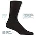 Thorlos Dress Socks - Thorlo Thin Cushion Crew Dress Socks-Black DLTX