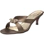 Versani Women's 1333 Dress Slide Sandal,Pewter,10 M US