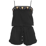 Energie Embroidered Knit Gauze Romper