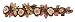Caravan Large Tight Decorated Barrette Crystal and Color