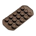 Kaiser 661858 Moule � chocolats pour 15 chocolats Forme "ronds" Recettes incluses (Import Allemagne)
