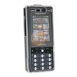 Eforcity Clip-on Crystal Case Cover for Sony Ericsson K810 / K810i, Transparent Clear