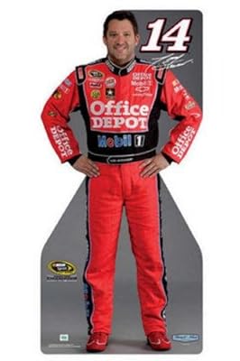 Miniature Cardboard Cutout - Tony Stewart - #14 Sprint Champion