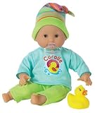Corolle Tidoo Rainbow - 12 Bald Baby with Brown Eyes