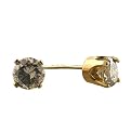 10K Yellow Gold .75 ct.t.w. Champagne-Colored Diamond Stud Earrings