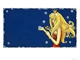 Princess Catching Snowflake Art Giclee Poster Print by English School, 24x18