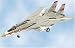 Diecast Model Grumman F-14 Tomcat (VF1 Wolfpack) (1:48 scale)