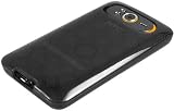 mumbi Silicon Case HTC HD7 Schutzhülle / Tasche Windows Phone 7 – transparent schwarz Kreis Muster
