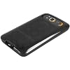 mumbi Silicon Case HTC HD7 Schutzh�lle / Tasche Windows Phone 7 - transparent schwarz Kreis Muster