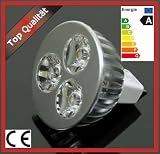 Produkt-Bild: LUX.PRO Hi-POWER LED SPOT 3x1W MR16 GU5.3 8-24V AC/DC WARM