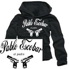 PABLO ESCOBAR el padre cocaine HOODIE kokain mafia t-shirts KAPUZZENSWEATSHIRT