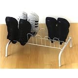 Sugarman 9 Pair Free Standing Shoe Rack / Footwear Storage Holder - Store Shoes, Trainers, Boots And Pumps Neatly
