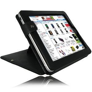 Amzer Leather Office Portfolio Case with Kickstand for Apple iPad (Black) 87758
