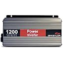 Whistler PI-1200W DC to Dual-Outlet AC Power Inverter - 1200 Watts