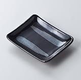 銀彩刷毛のり皿 [和皿]