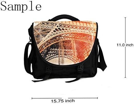 Custom Vintage Wallpaper Laptop Shoulder Messenger Bag Computer Notebook Chromebook Shoulder Bag for HP stream,dell inspiron,Asus,ipad air,Lenovo,Macbook pro air