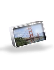 Floating Charm San francisco golden gate bridge Fits Glass Lockets, Neonblond