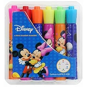 Disney Mickey Mouse Marker - 6 pcs Scented Markers by 