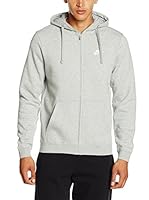 Nike Sudadera con Cierre M NSW Hoodie FZ FLC Club (Gris)