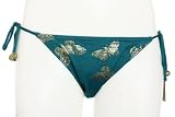 JUICY COUTURE Women's Y55405 Polynesian String Tie Bikini Bottom, Large