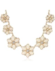 kate spade new york "Floral Fete" Colored Graduated Necklace, 18"