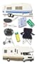 Jolees  Boutique Le Grande Dimensional Stickers, RV Campers