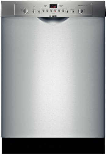 Bosch : SHE3AR75UC 24 Ascenta Series Full Console Dishwasher - Stainless Steel