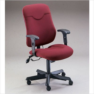 Mayline Comfort Excutive Posture Multi Function Chair in Black Leather