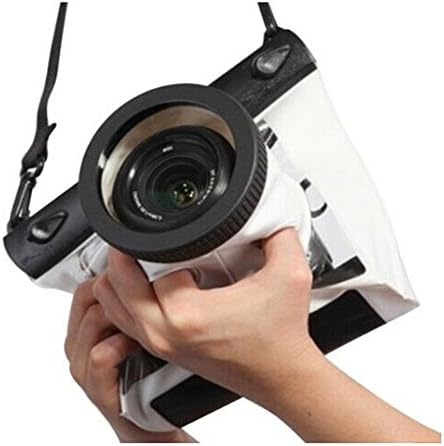 Tteoobl PVC Waterproof Case/bag for Dslr SLR Camera Canon,nikon,pentax,sony, Panasonic Etc (White,8cm)
