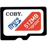COBY - Flash memory card - 512 MB - microSD