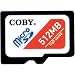 Photo : Coby SDU512S 512MB Micro SD Memory Card