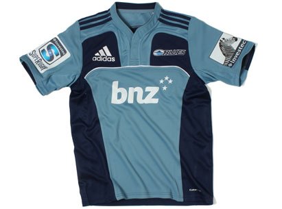 Auckland Blues 2011 Home Super 15 Rugby Shirt Power Blue/Black - size X-Large Auckland Blues 2011 Home Super 15 Rugby Shirt Power Blue/Black - size X-Large
