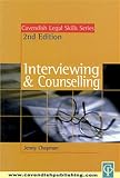 Interviewing and Counselling (Legal Skills Series)